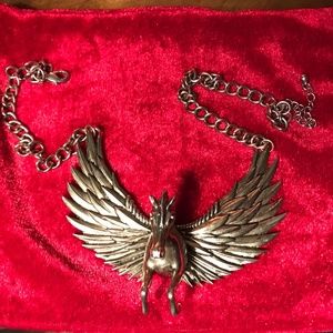 Vintage Pegasus 3D Necklace